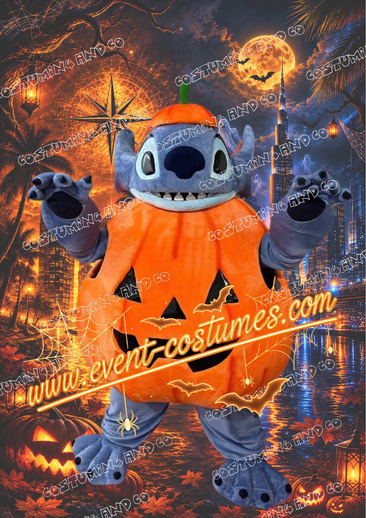CITROUILLE STITCH - PREMIUM Mascotte (2 en 1) 