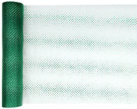 Cht rayures paillettes Vert 5m
