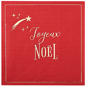 20 Serviettes Etoile Filante