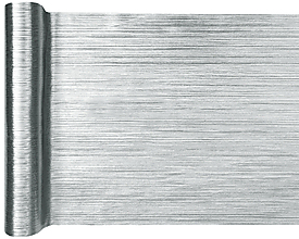 Chemin de table brillant 2.5m argent