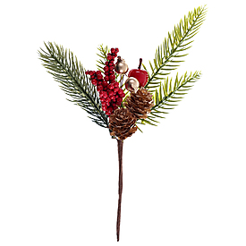 Petite branche pomme de pin 13/24cm