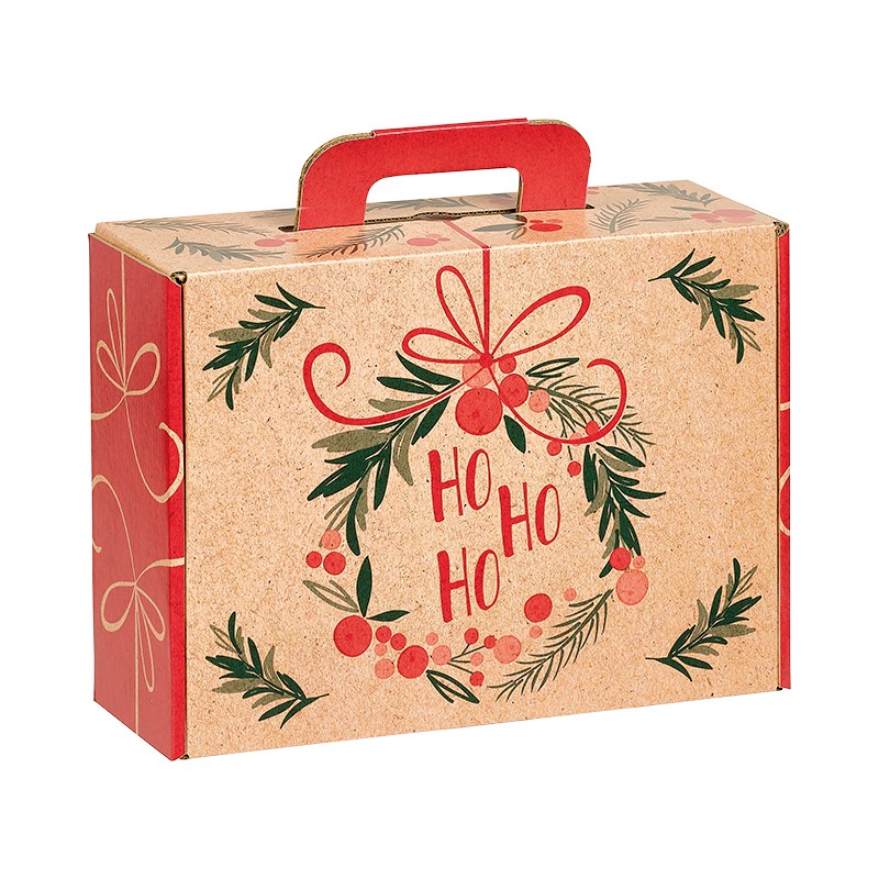 Valisette décor noël 33x18,5x9.5cm