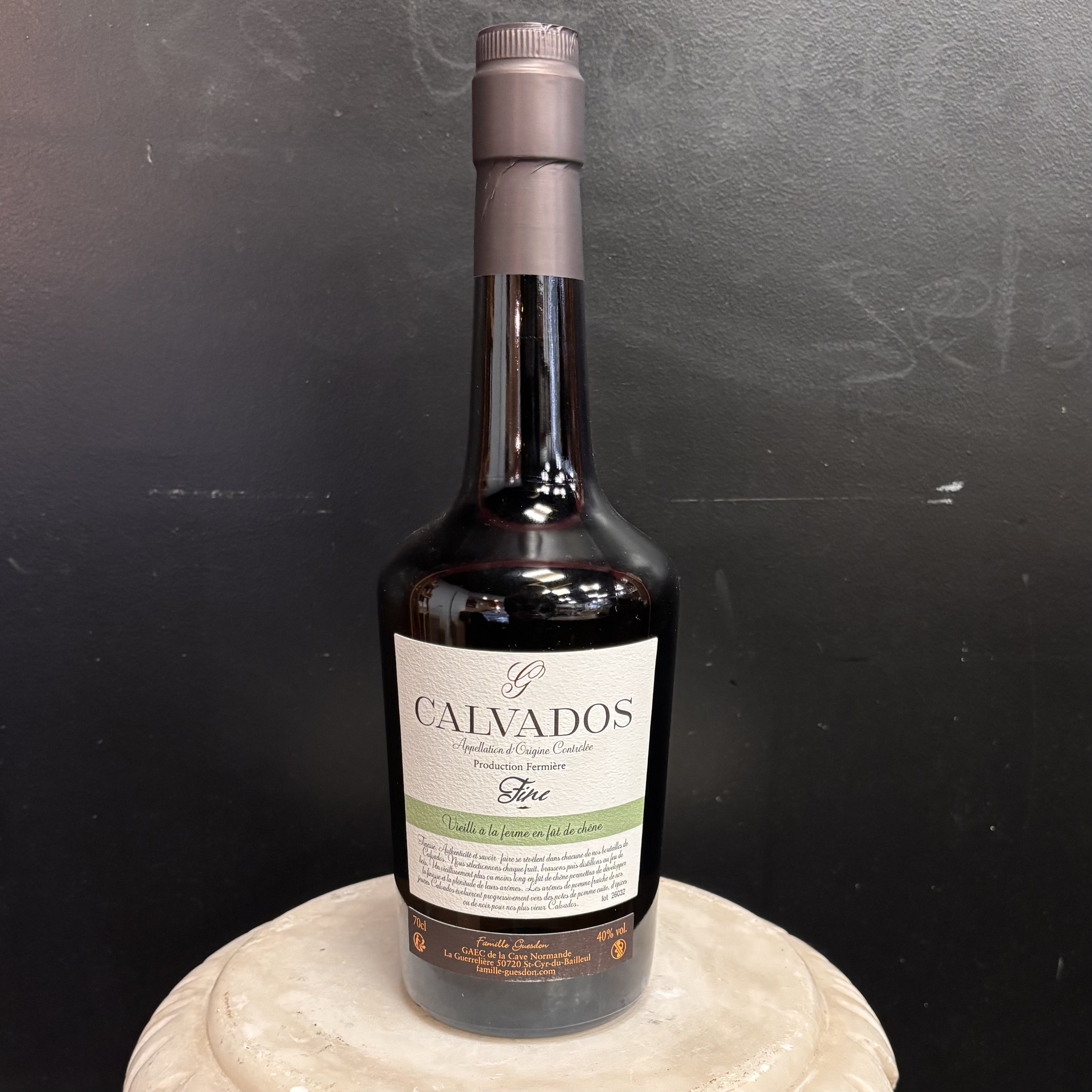 Calvados AOC 2 ans Fine, Famille Guesdon