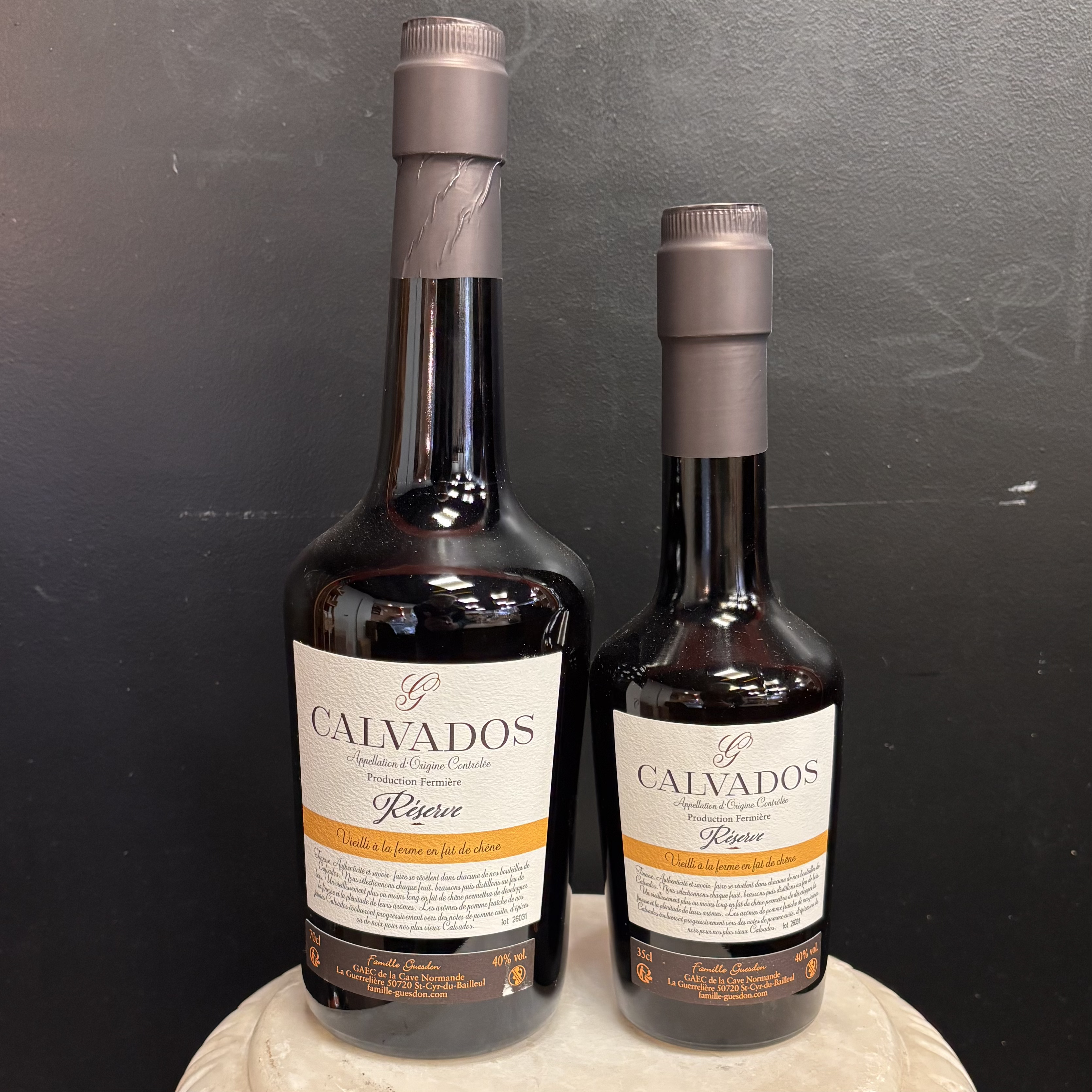 Calvados AOC 4 ans Réserve, Famille Guesdon