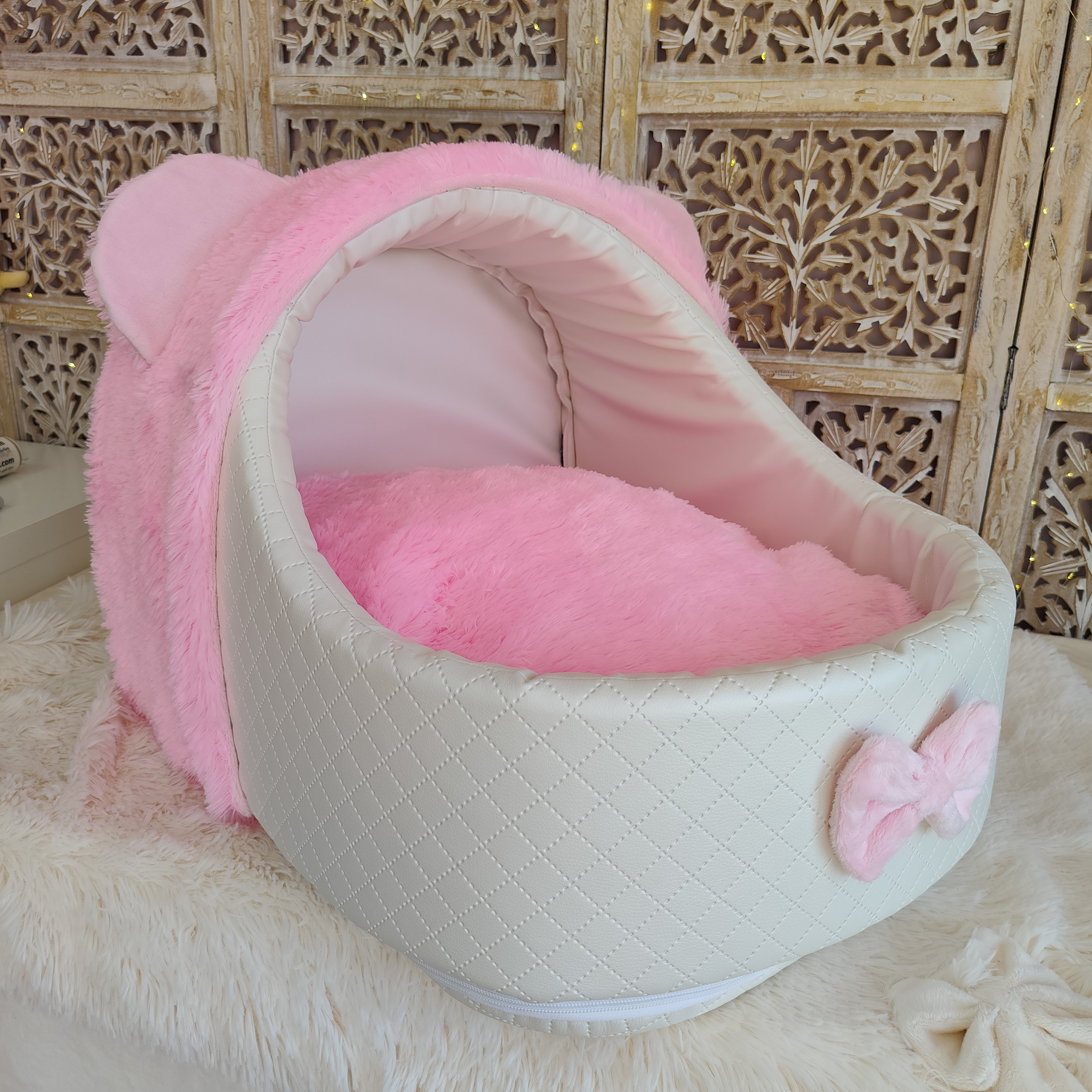 Softygloo Blanc irisé Accessoires Fluffy Rose
