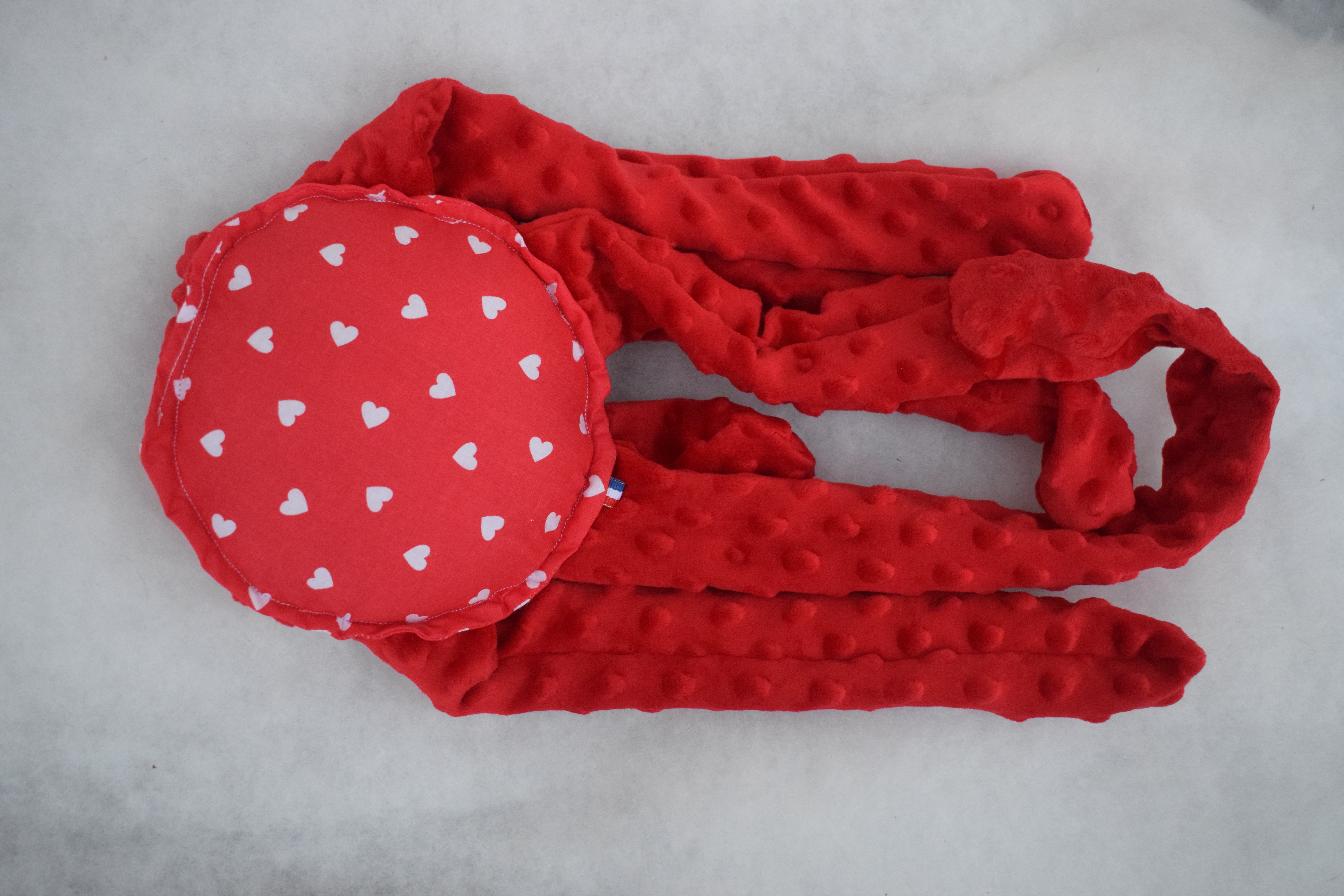 Méduse M - cœurs blancs