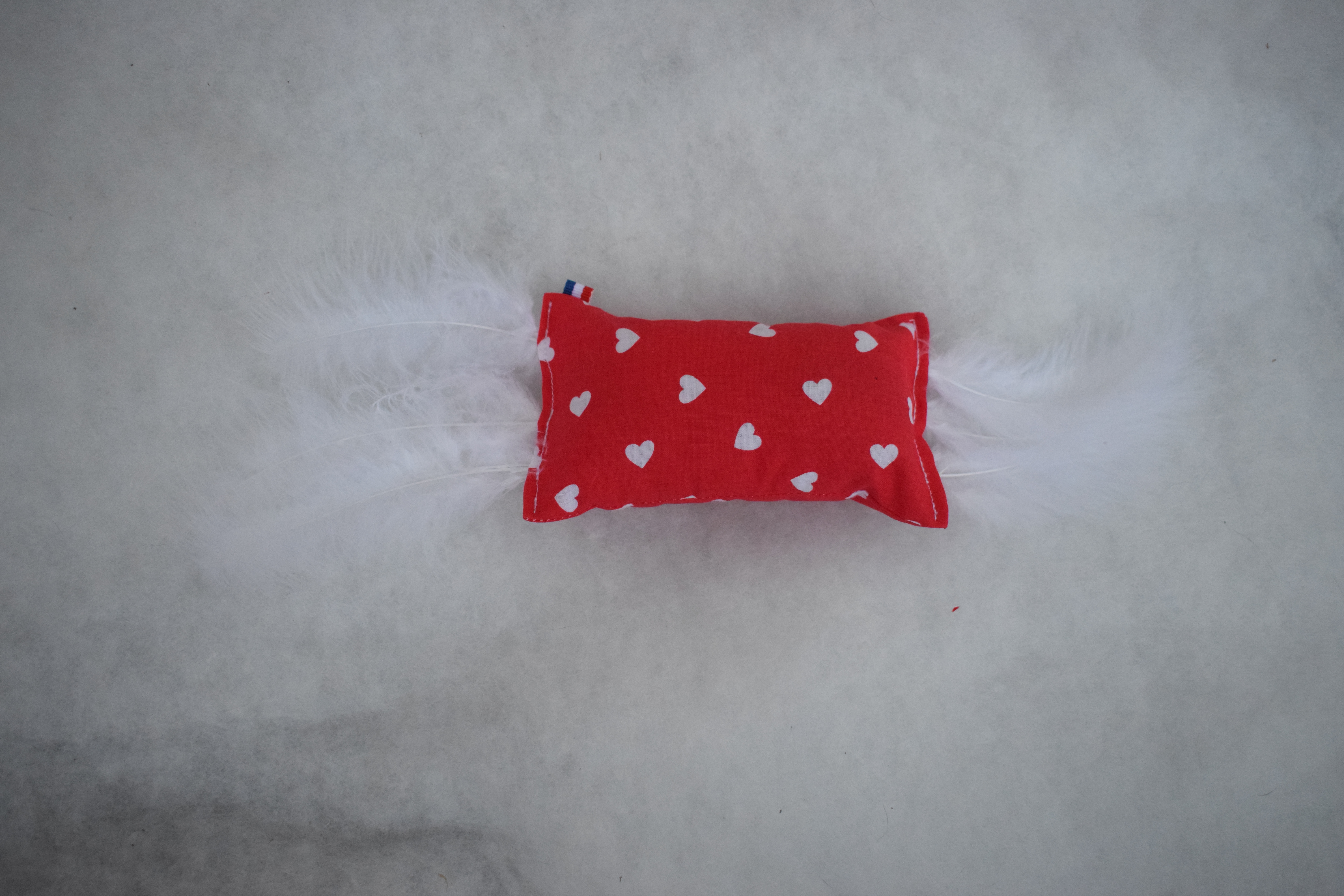 Stick XL valériane - cœurs blancs