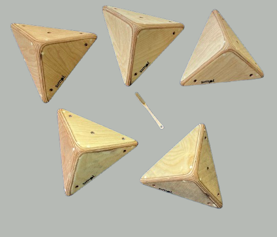  Simpl  2A - Wood Color - Sanded