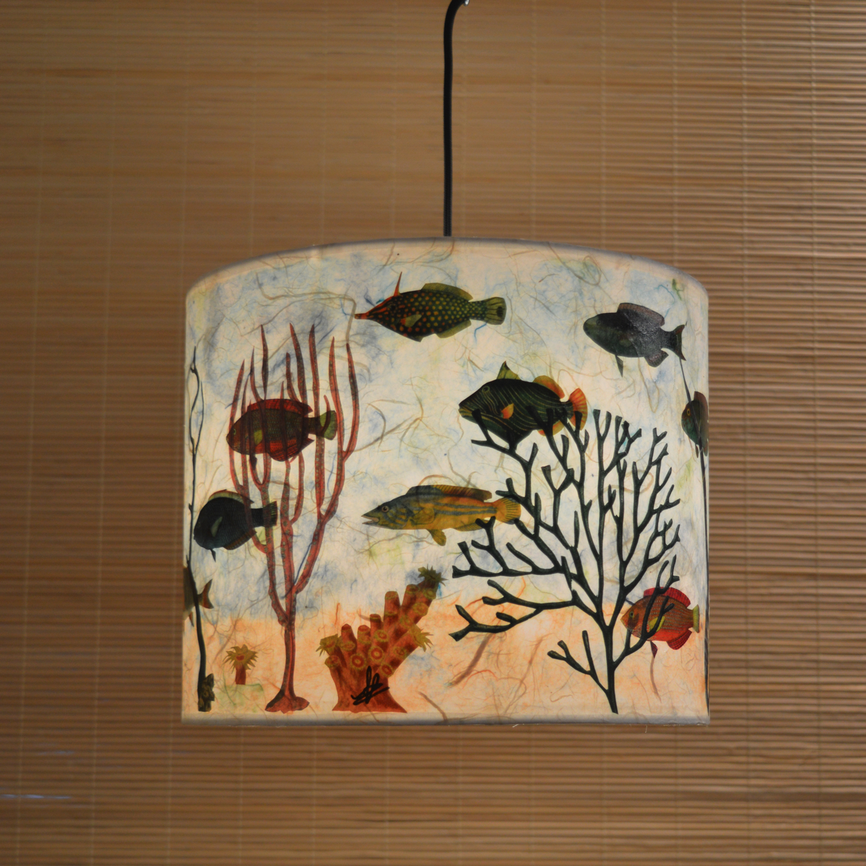 Abat-jour suspension cylindre