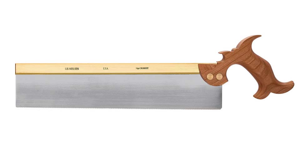Scie à bâti LIE-NIELSEN poignée en merisier