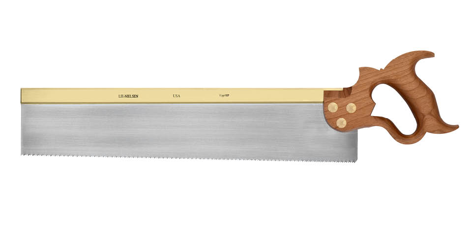 Scie à tenon trapézoïdale LIE-NIELSEN poignée en merisier