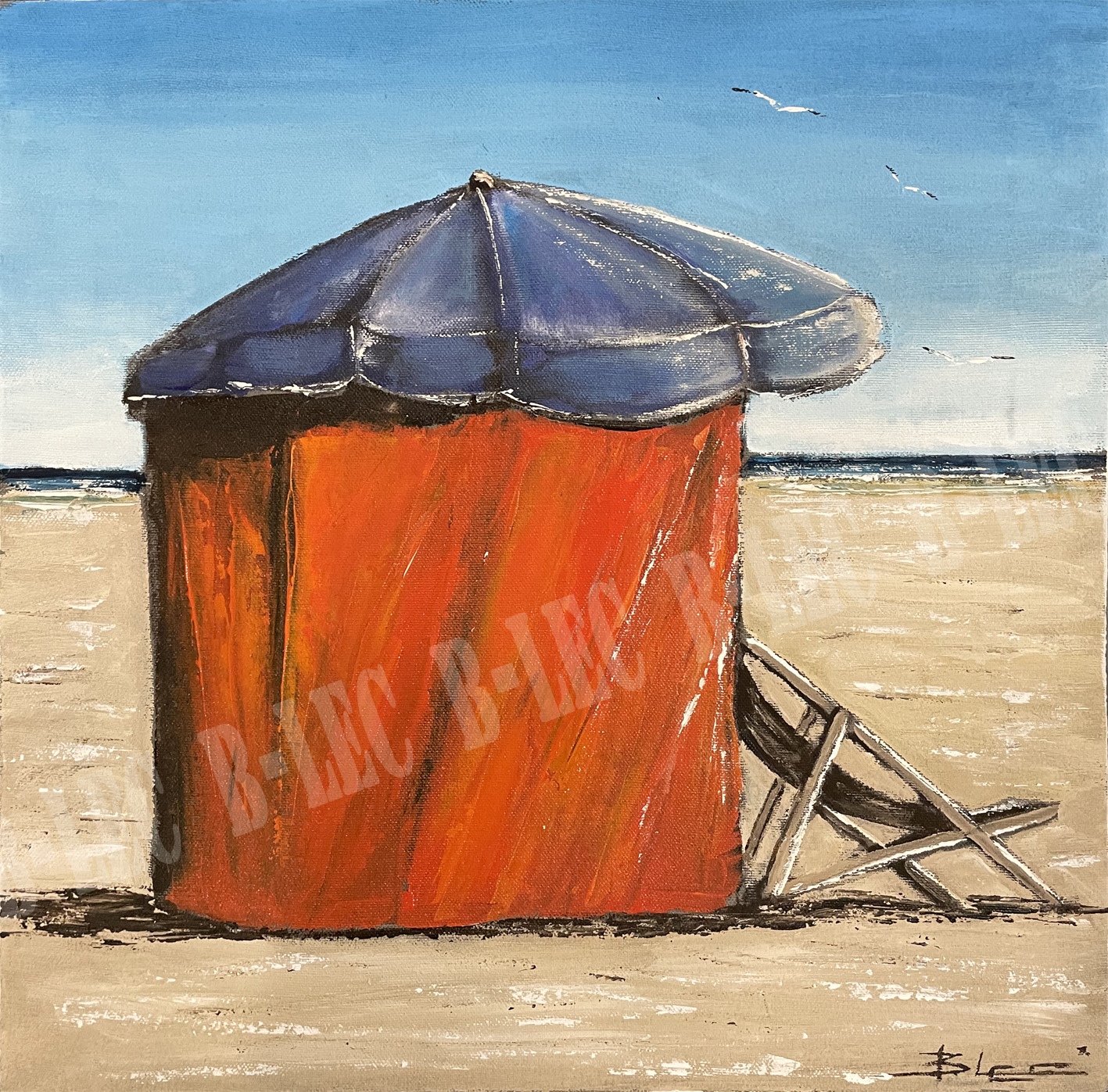 Cabine-parasol de Houlgate