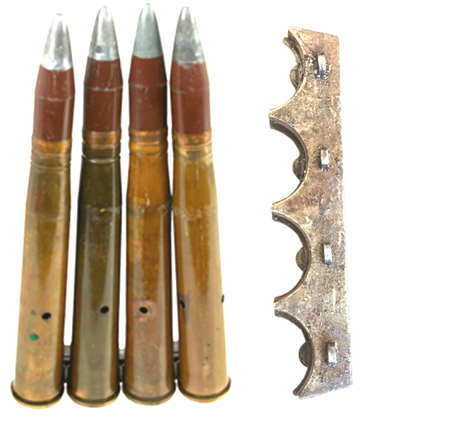 Ammo clip m2 for the 40mm  Bofors 1942 anglais 