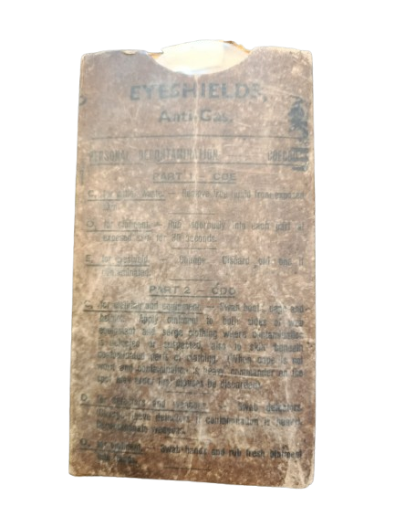 LUNETTE EYESHIELDS ANTI GAZ 1944 