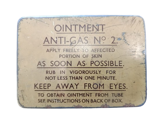 Boîte  "Ointment Anti-Gas No. 2" – Armée Britannique (WW2)