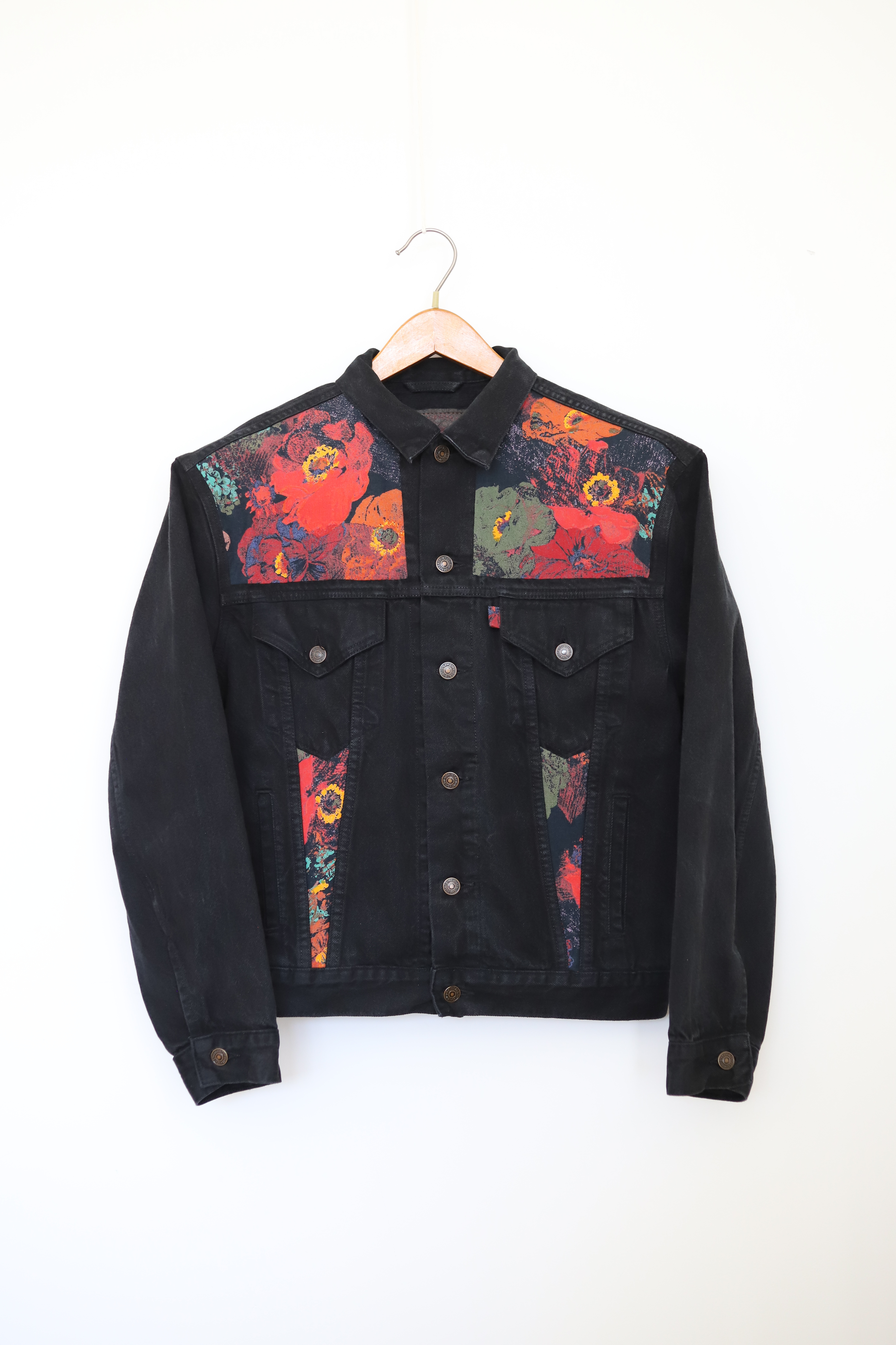 Veste customisée "Fleur"