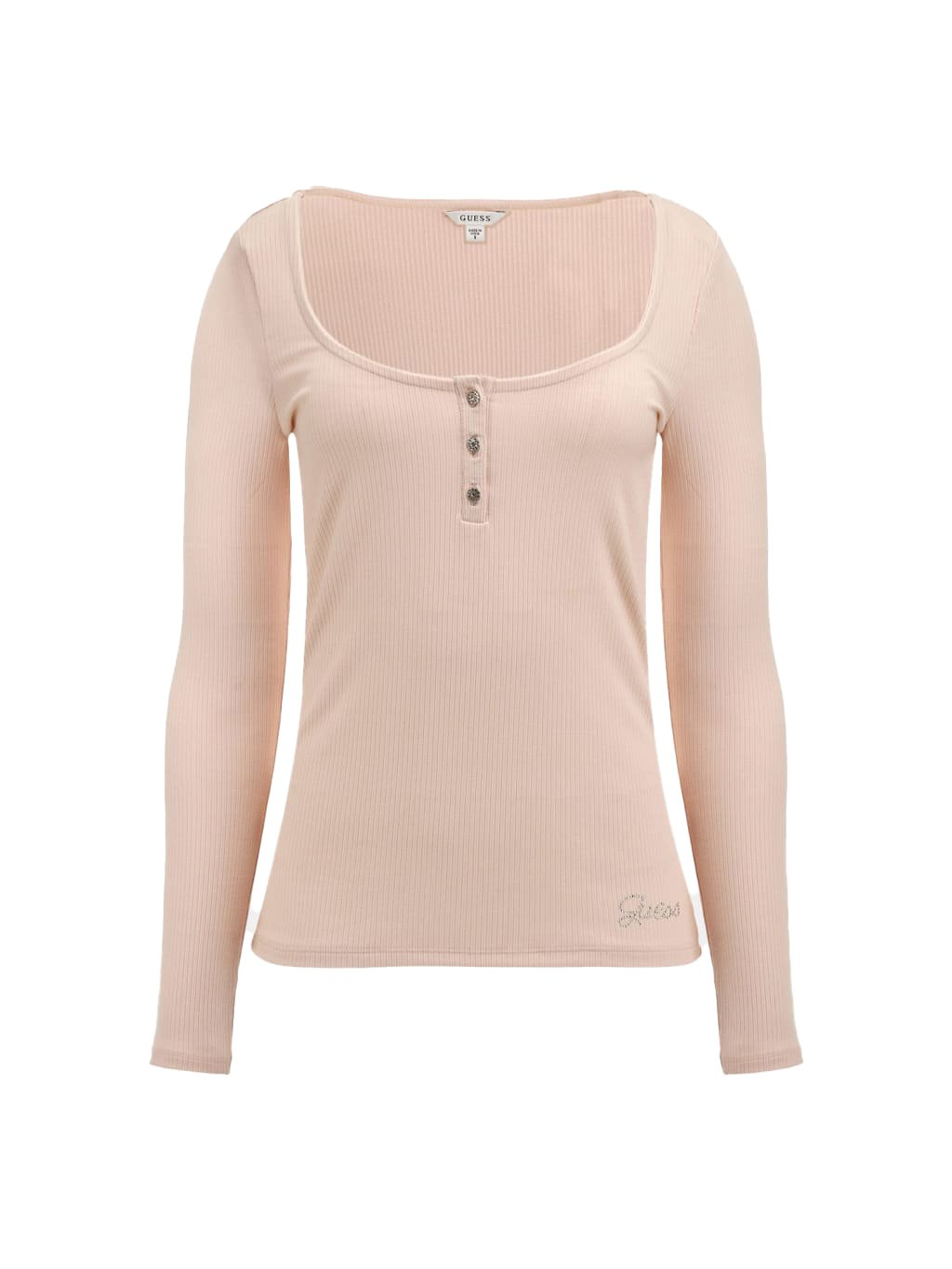 Top ML col carré - Guess jeans (G6K8 WANNA BE PINK)