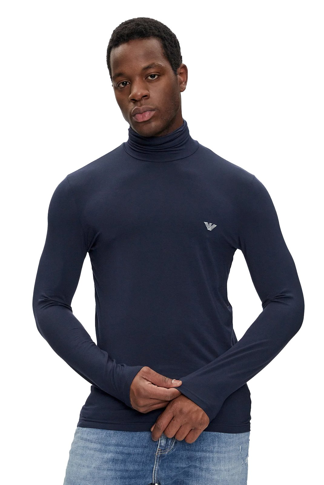 Col roulé ML Underwear - Emporio armani (00135 MARINE)