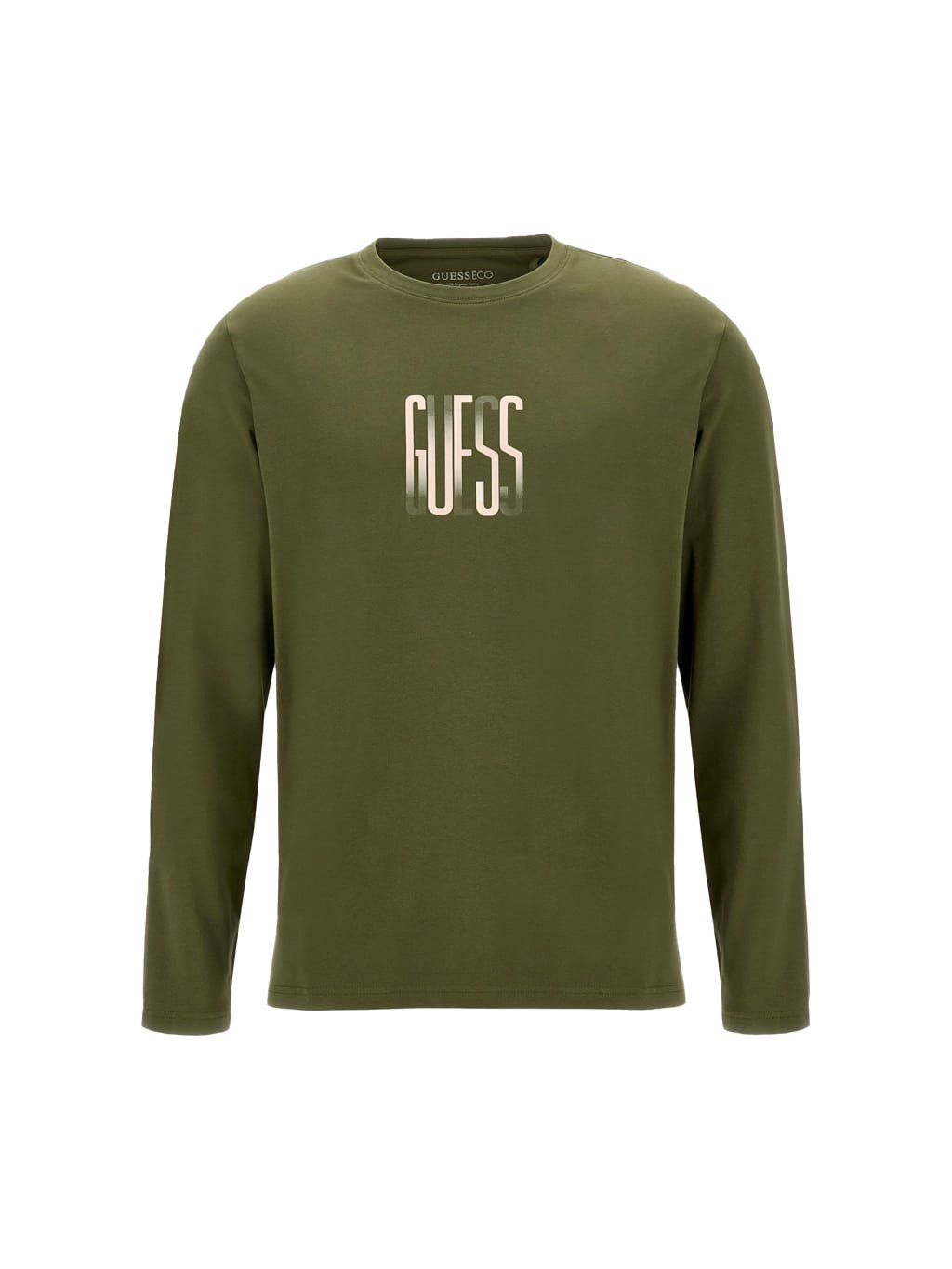 TShirt ML coton - Guess jeans (G8F6 OLIVE MORNING)