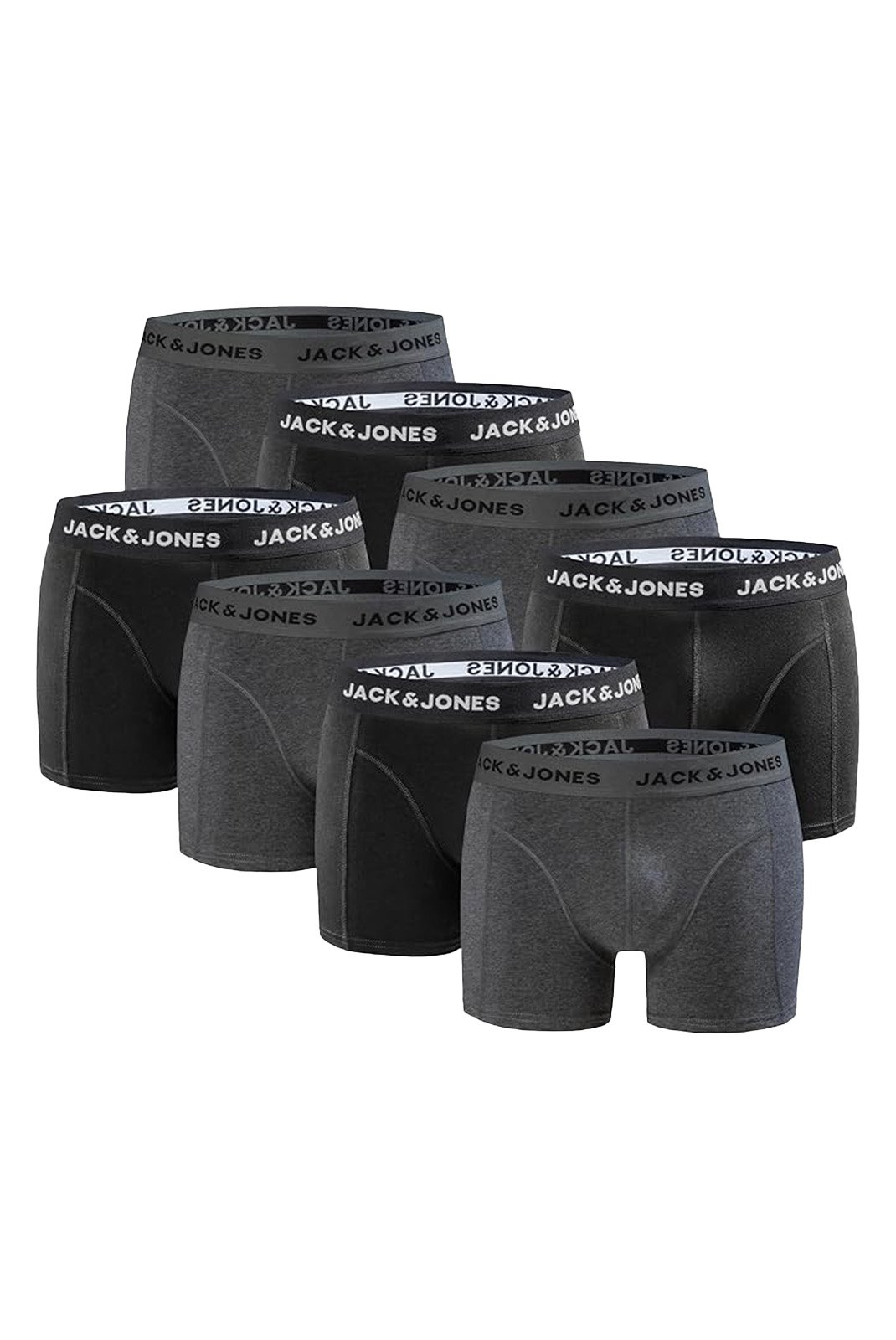 Lot de boxers élégants pour hommes JACK & JONES (Dark Grey Melange)