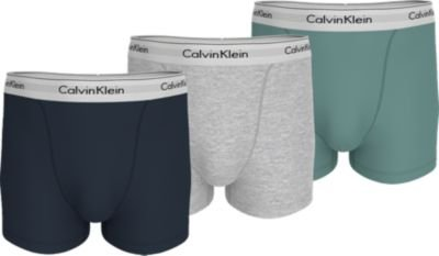 Tripack boxers coton stretch - Calvin klein (VR1 SHORELINE, GR HEATHER, LIVELY TEAL)