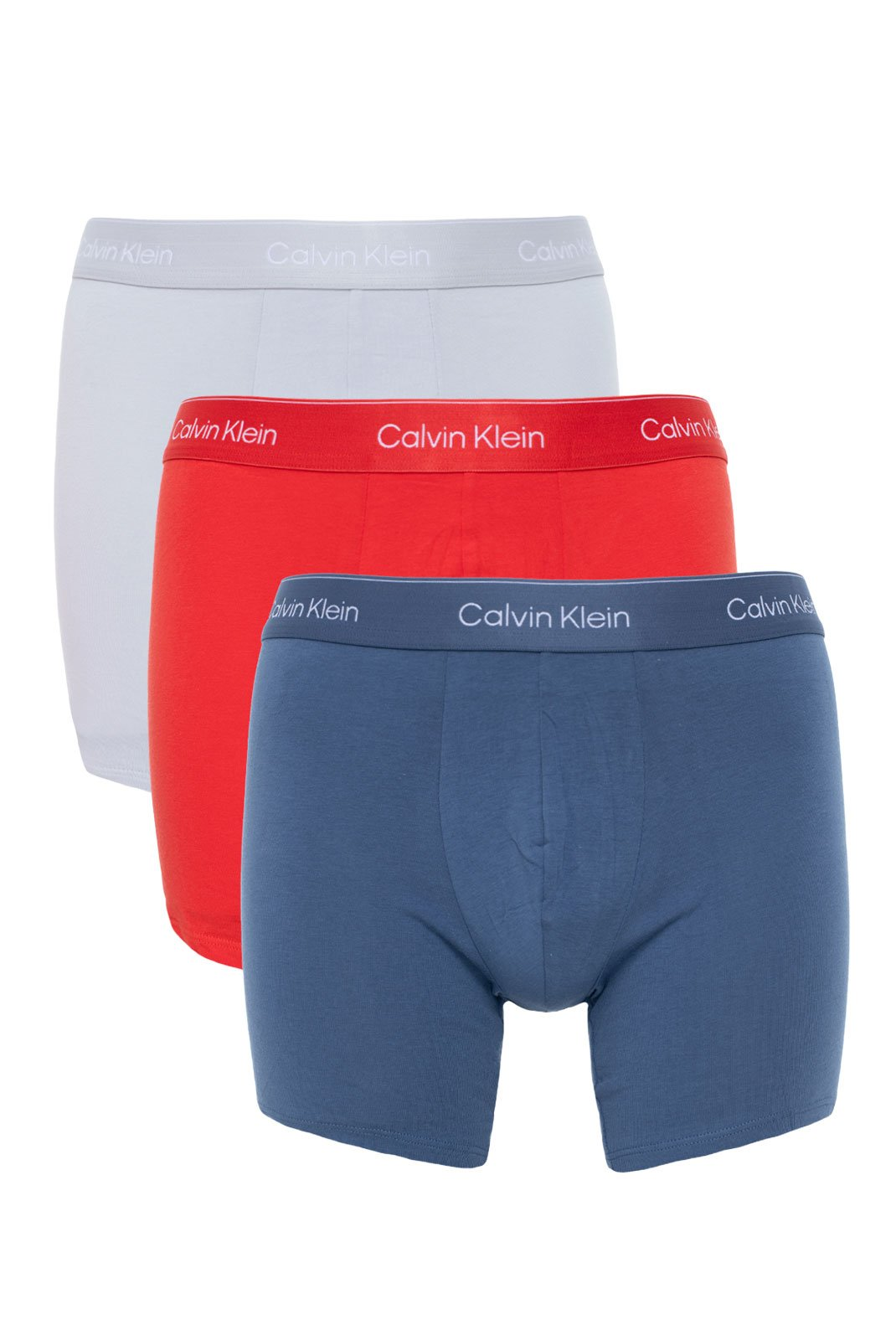 Tripack boxers coton stretch - Calvin klein (VQN VNTGE INDG, MCR CHP, MLTN W/ DTM WB)