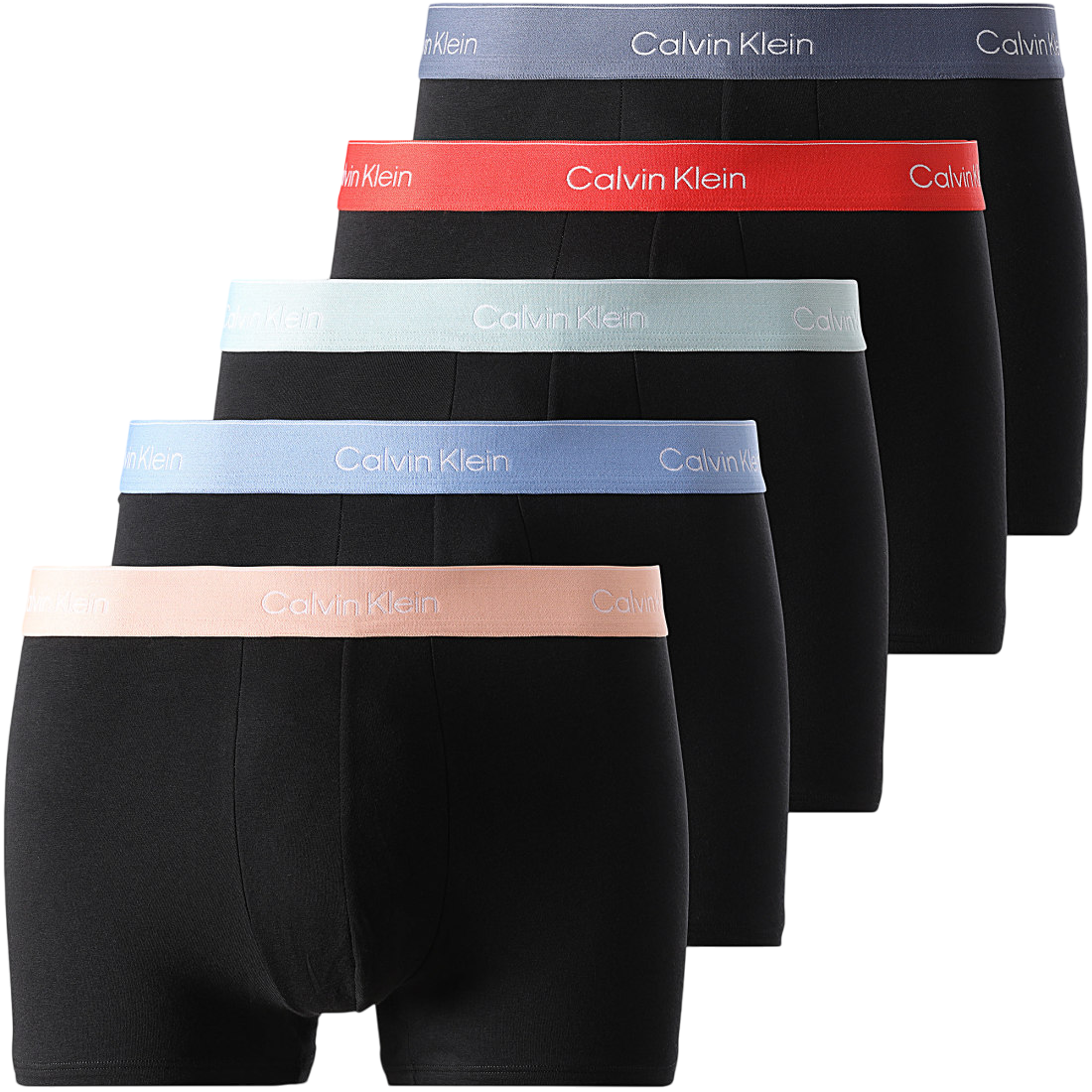 Pack de 5 boxers coton stretch - Calvin klein (VQR B- V IN, MTN, ST BL, GLCR, M FR WBS)