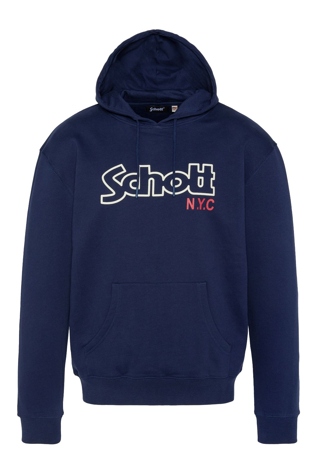 Sweat capuche iconique Sidney - Schott (NAVY)