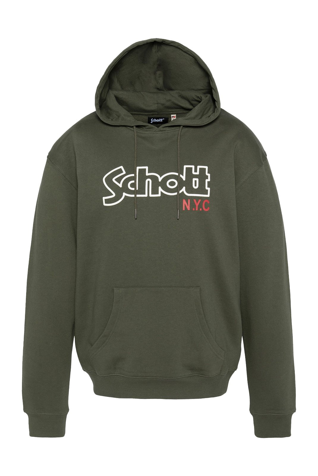 Sweat capuche iconique Sidney - Schott (KAKI)