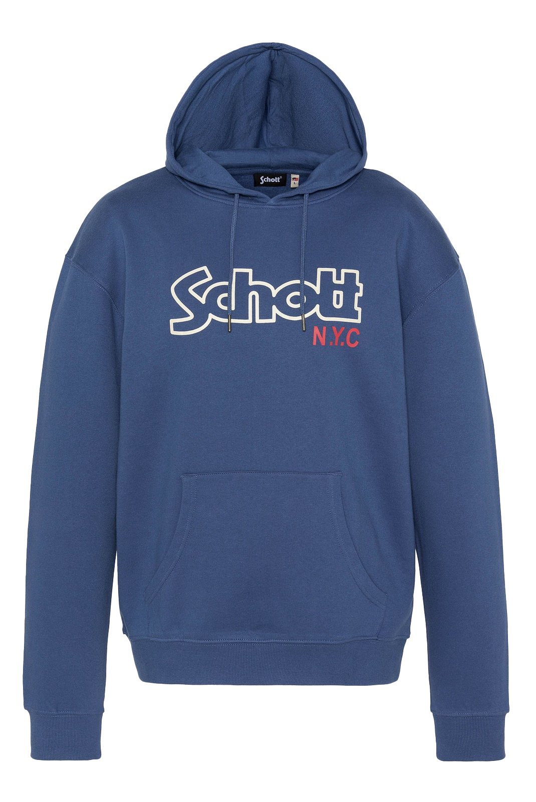 Sweat capuche iconique Sidney - Schott (BLUE JEANS)