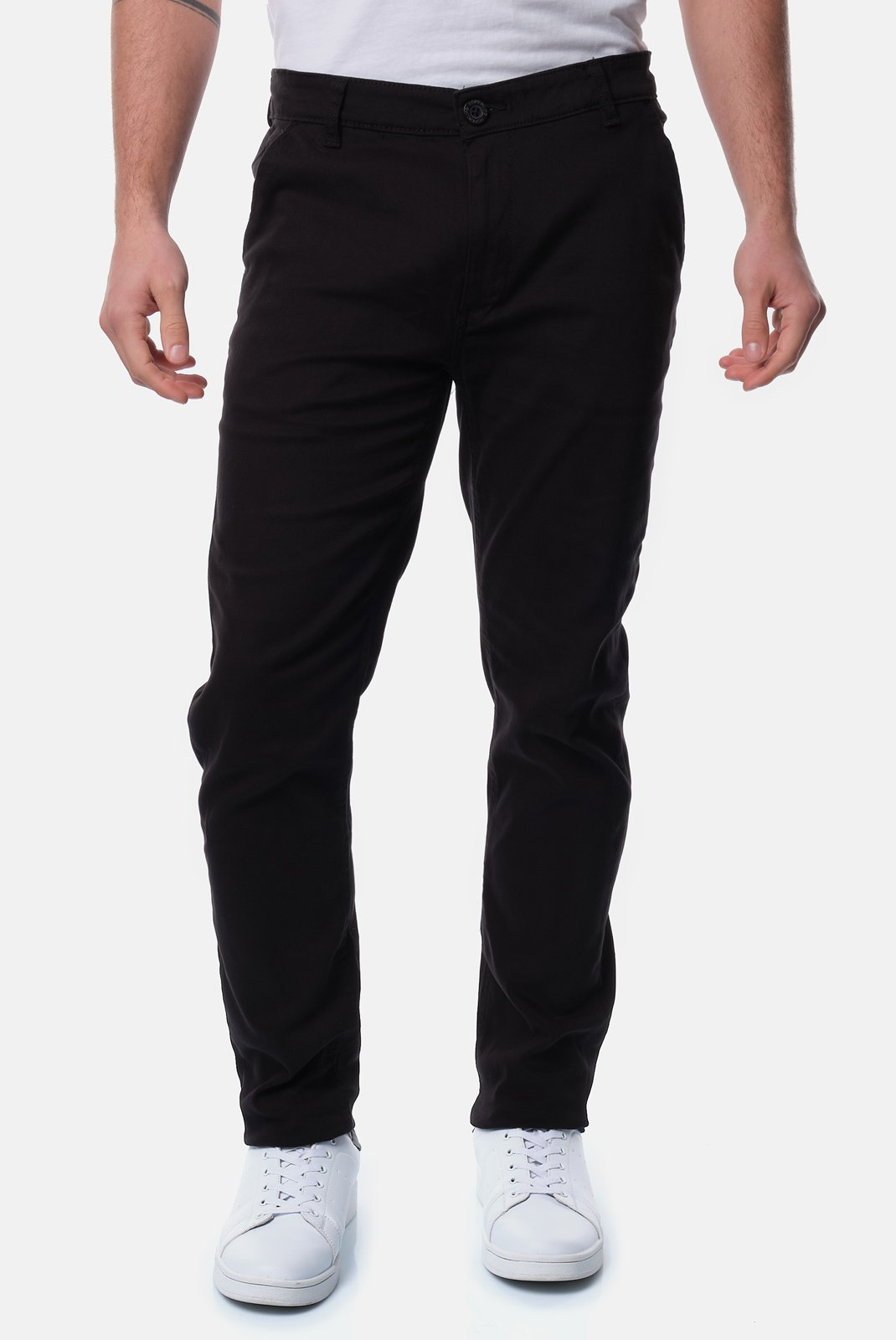 Pantalon chino stretch Kizaru - Hopenlife (NOIR)