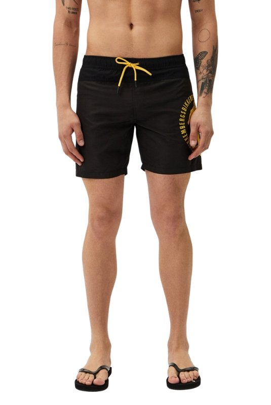 Short de bain color block - Bikkembergs (Black and Suntrucks)