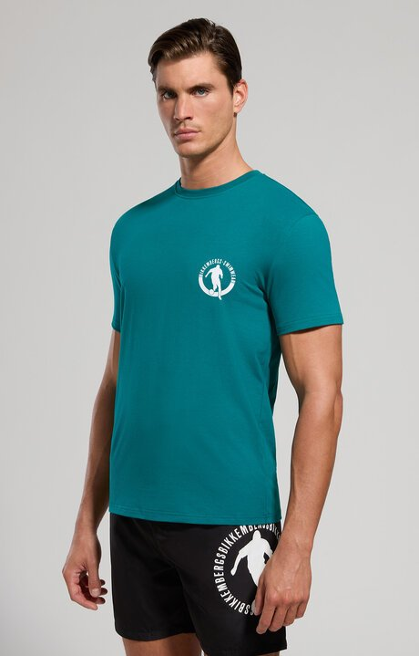 TShirt coton stretch print logo - Bikkembergs (Everglade)