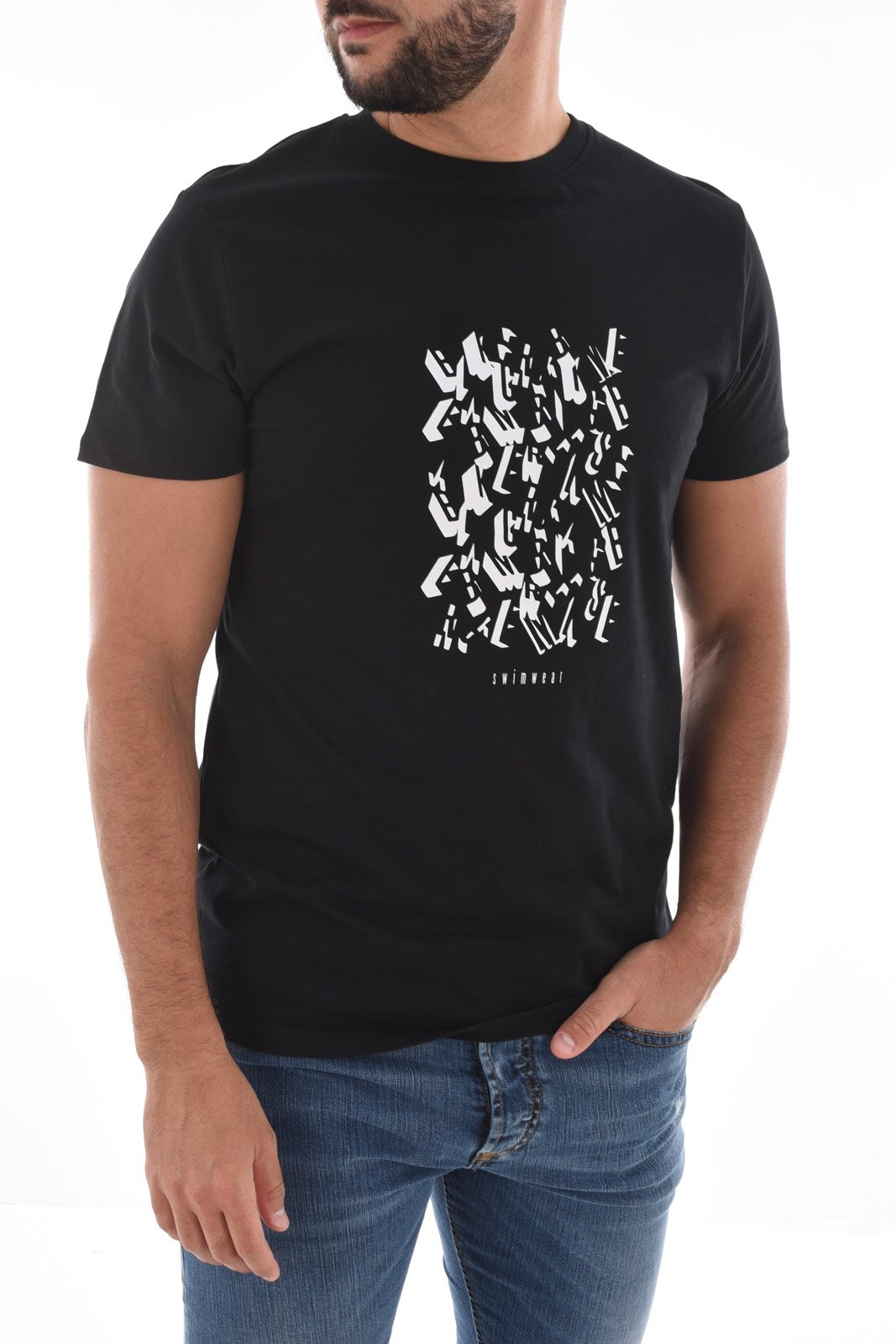 TShirt 100% coton printé - Bikkembergs (Black)