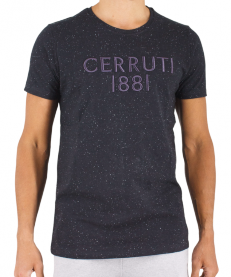 Tshirt logo brodé Coloratura - Cerruti 1881 (BLACK)