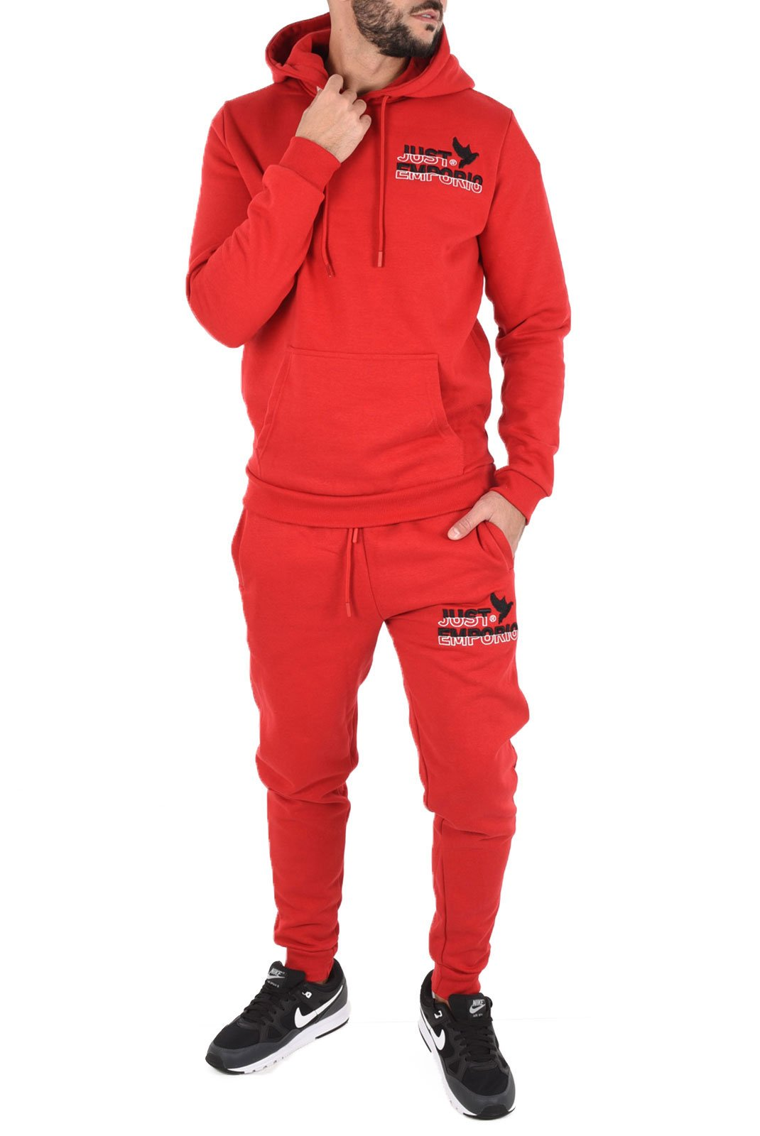 Ensemble jogging molletonné - Just Emporio (RED)