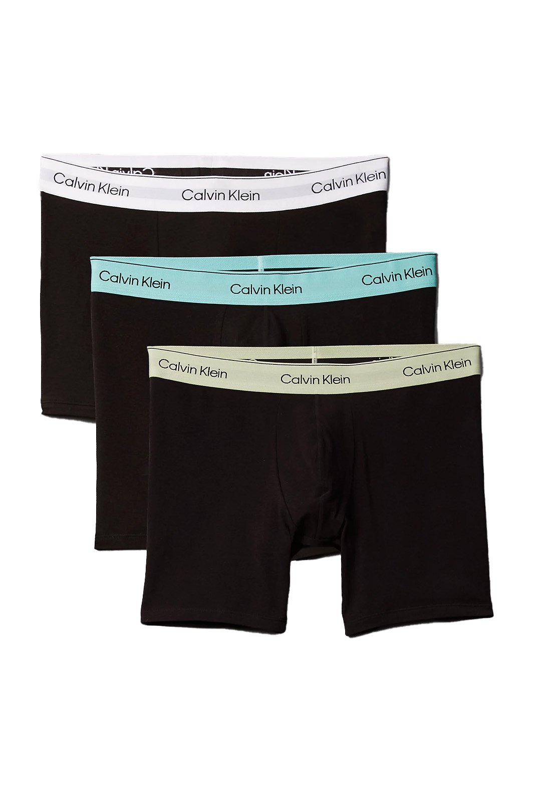 Tripack boxers coton stretch - Calvin klein (VRB B- WHITE, BEAU BLUE, LEAFY FUN WBS)