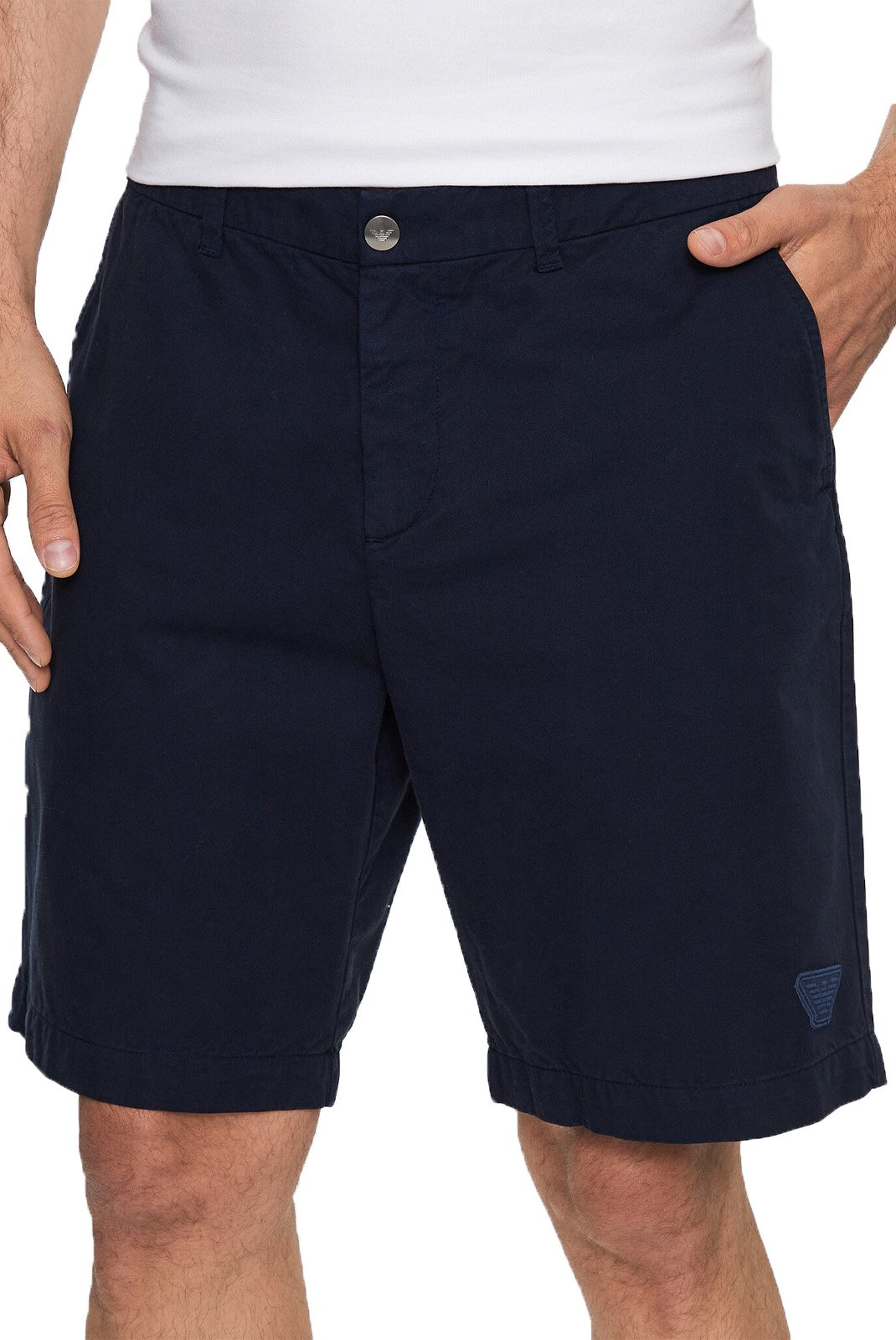 Bermudas 100% coton - Emporio armani (06935 BLU NAVY)