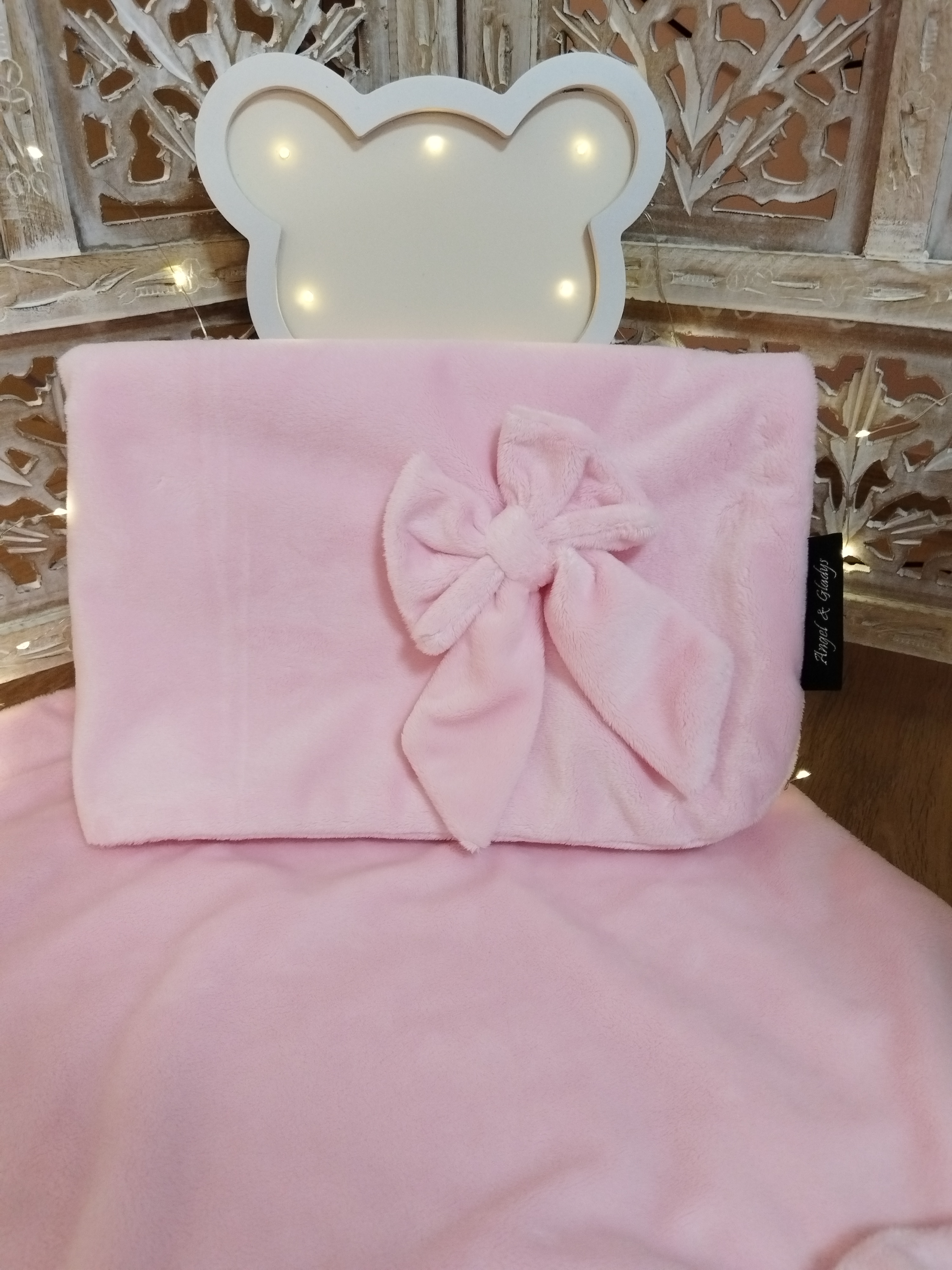 Couverture Minky Rose