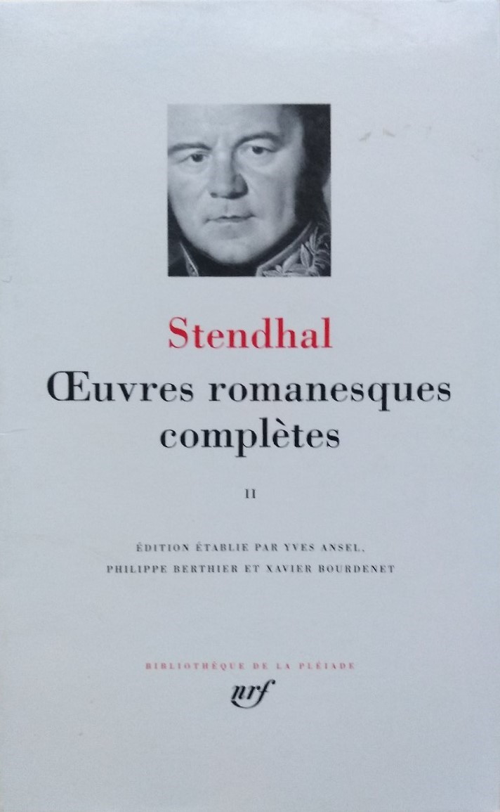 Stendhal dans la collection de la bibliothèque de la Pléiade