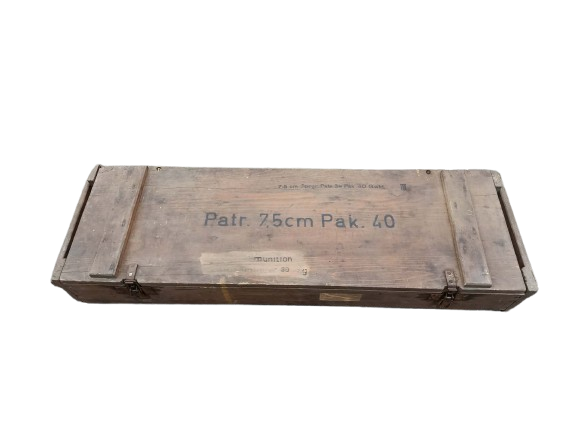 Caisse de Munitions Allemande WW2 7,5cm Pak 40