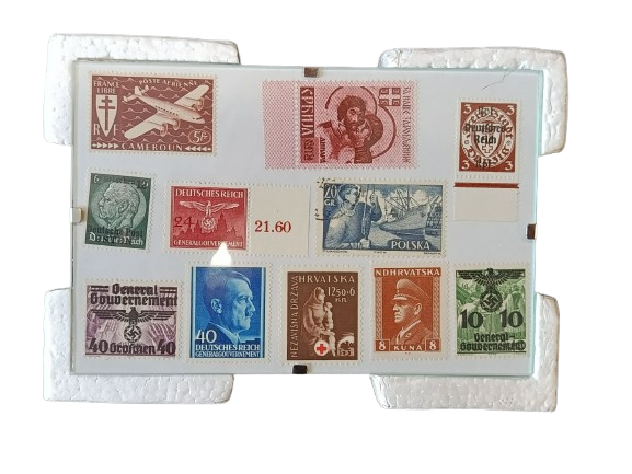 cadre timbres WW2 – Troisième Reich, & pays occupée  