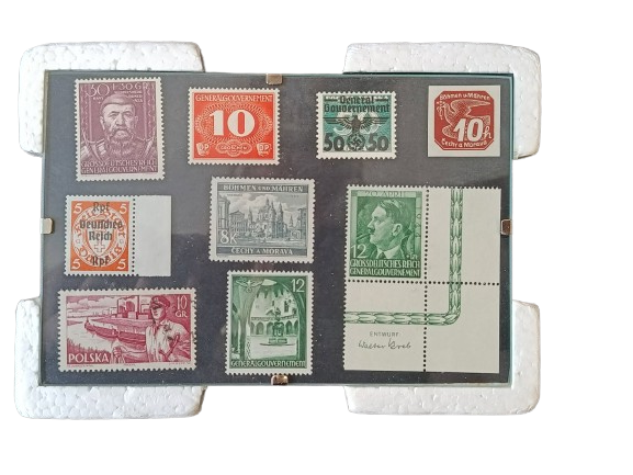 cadre timbres WW2 – Troisième Reich, & pays occupée  