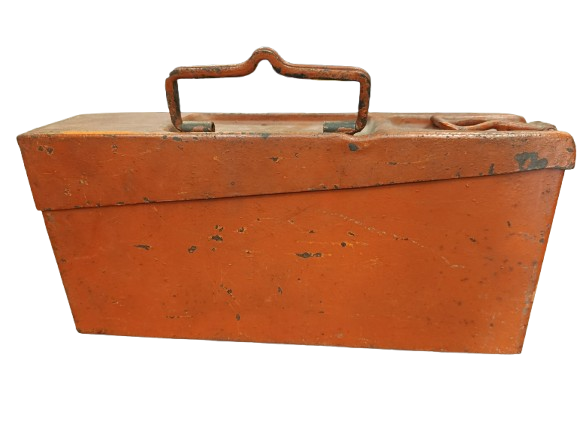  Caisse munitions allemande MG34 / MG42 WW2 – Couleur rouge brique d’origine