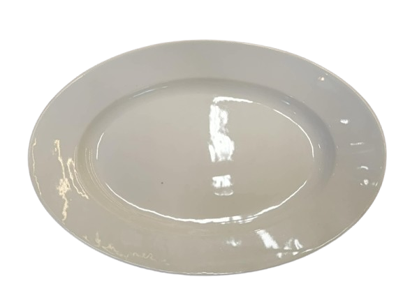 Plat de service ovale allemande – Waffen-SS 1942 – 40x27 cm