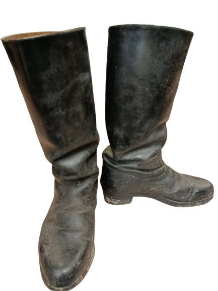  Paire de Bottes d'Officier Allemand (Offiziersstiefel) - WW2 / Wehrmacht 
