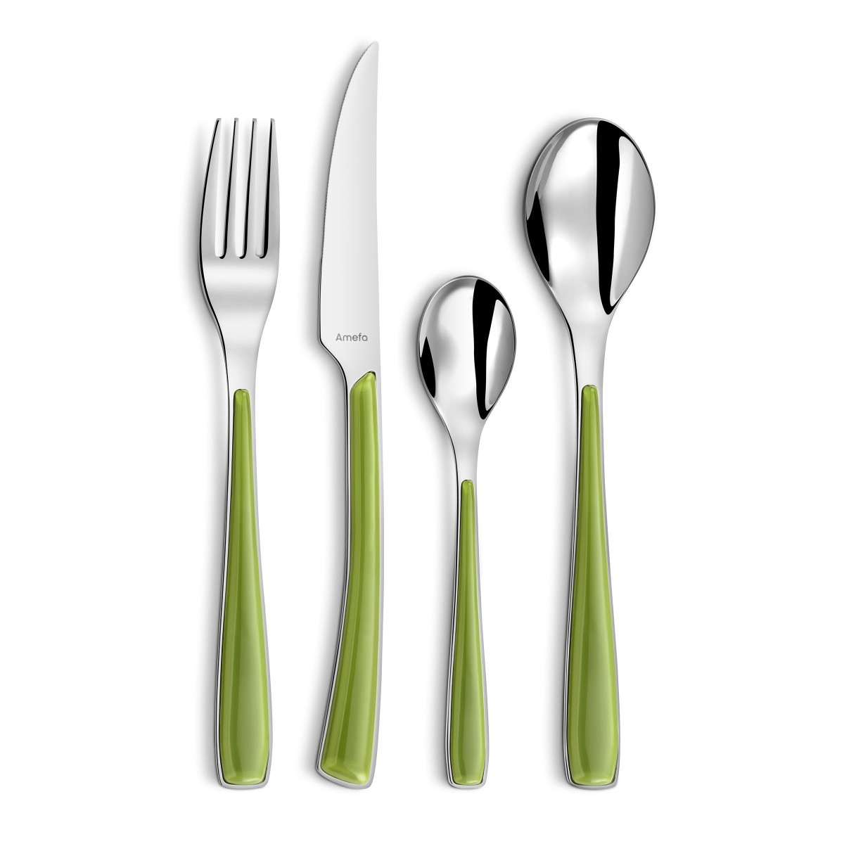Amefa, Alizé vert, ménagère 24 pièces