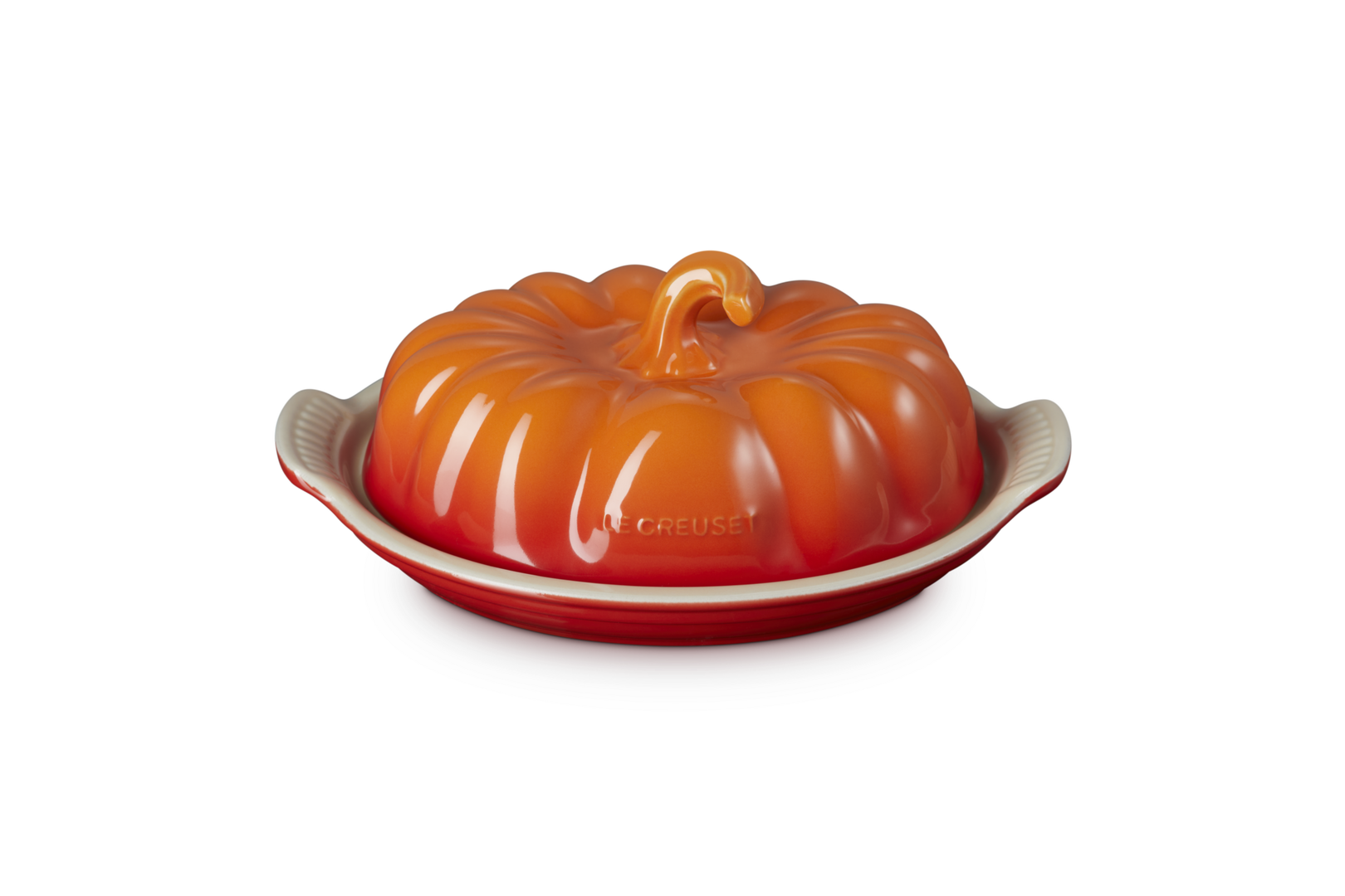 Beurrier Citrouille Céramique volcanique, Le Creuset