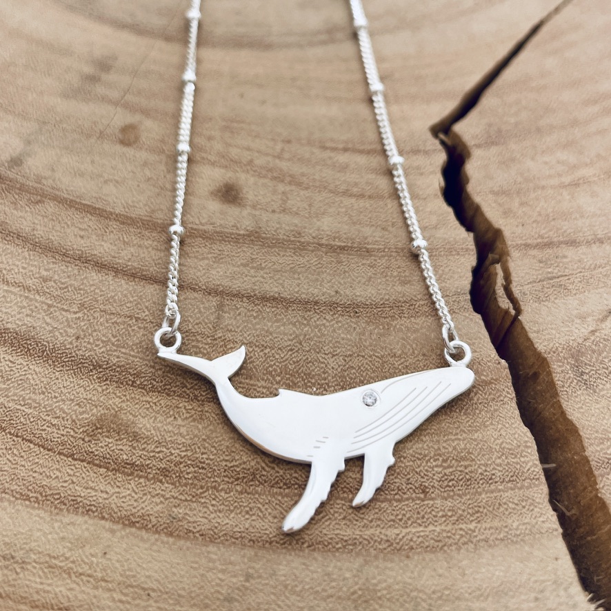 Whale necklace