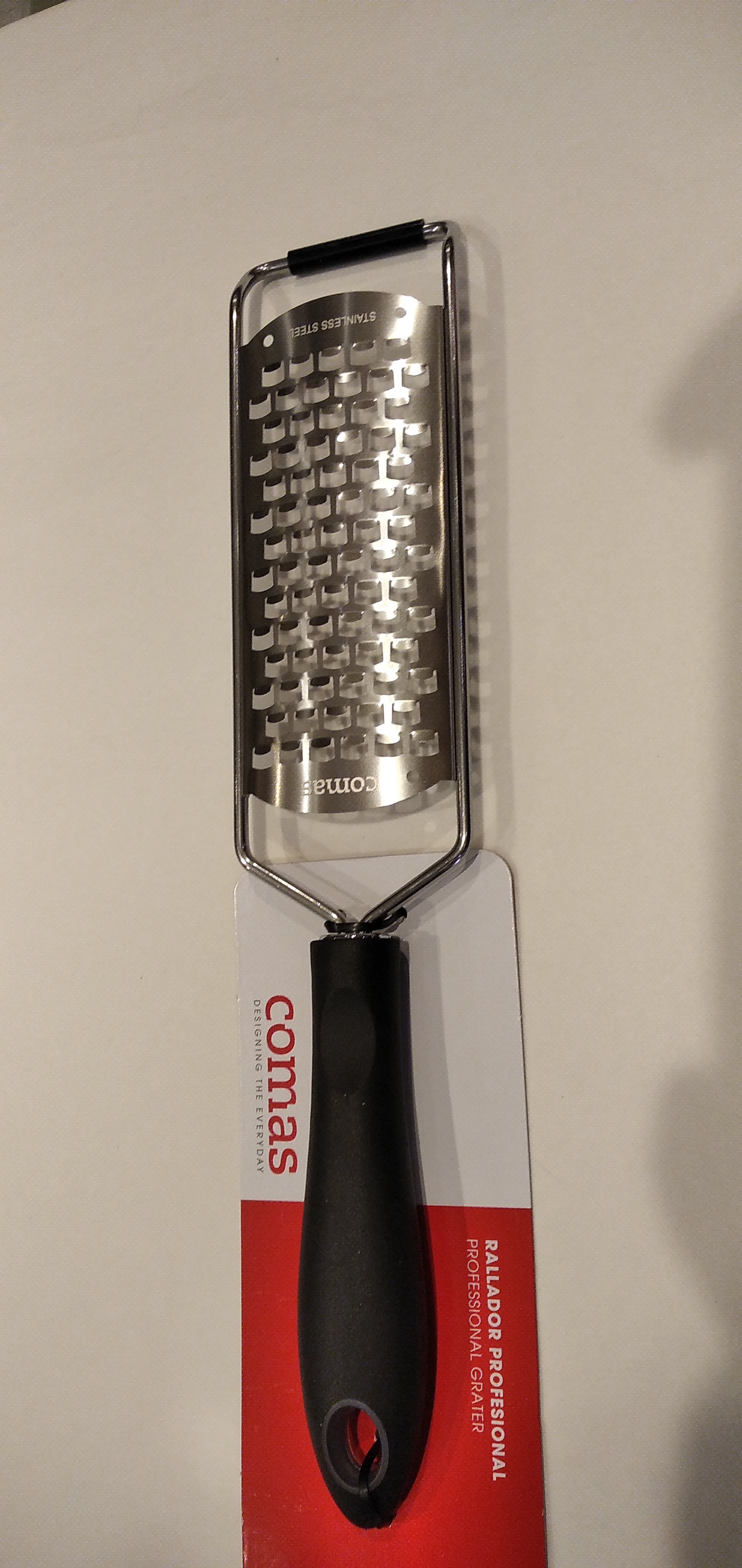 rape inoxydable large, comas 